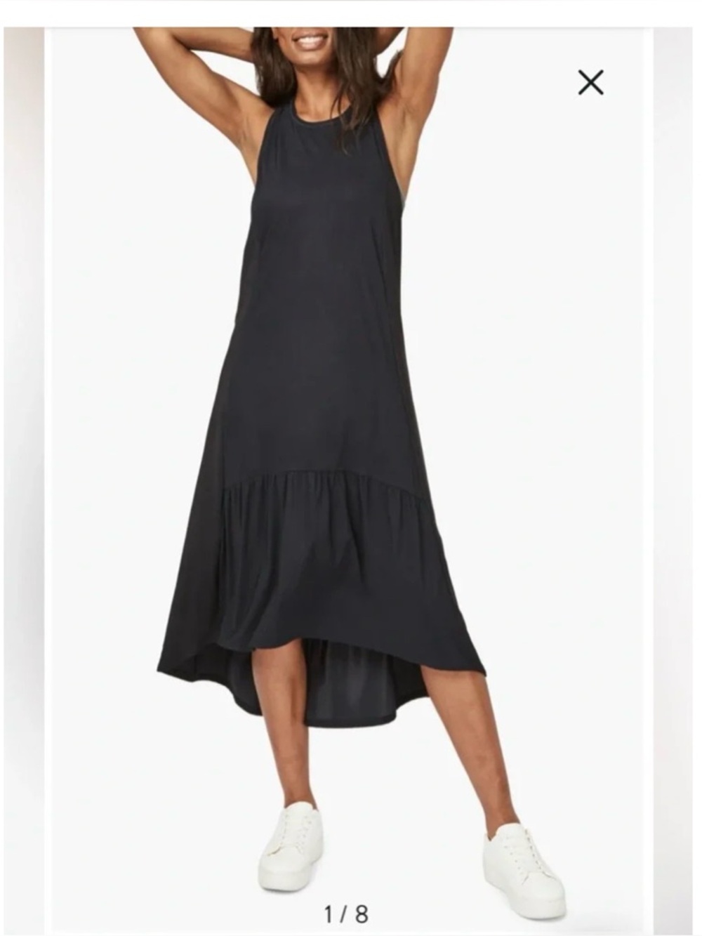 Sweaty Betty Black Explorer Ace Midi dress